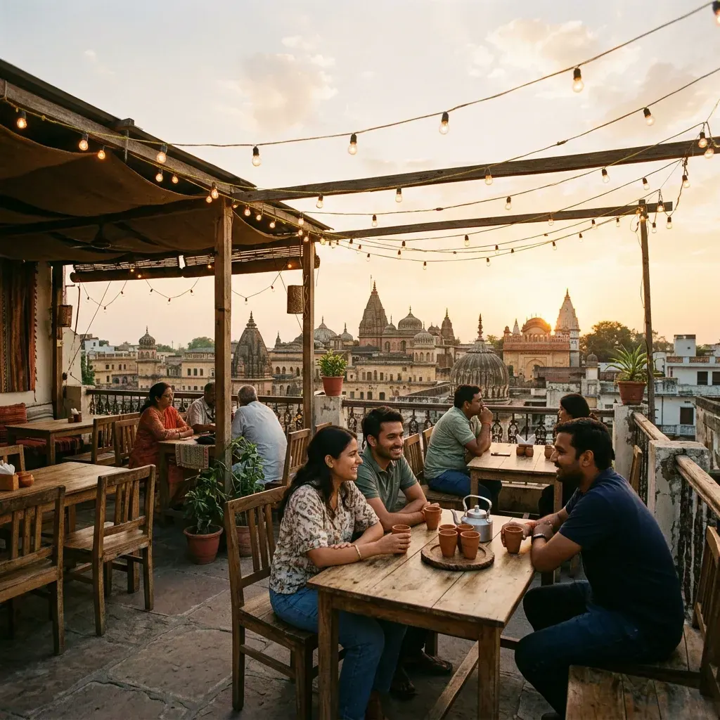 Rooftop café
